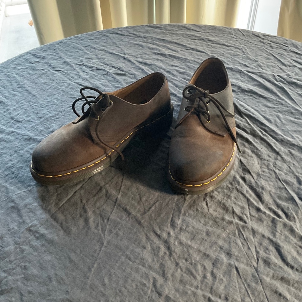 Brown Leather Doc Martens
